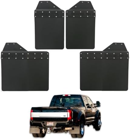 DuraFlap DrillLess Mud Flaps Ford F350&F450 dually Trucks