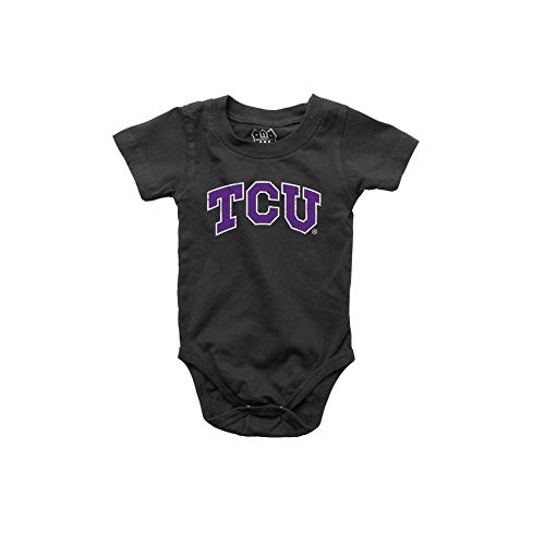 Wes And Willy Infant Tcu Texas Christian Bodysuits 3 Pack Organic Cotton Set (18 M) #TOP2