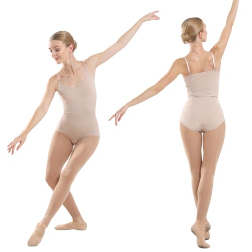 Image of MANZI Footless Tights for Women Dance Tights 40 Denier Semi Opaque Pantyhose 2 Pairs