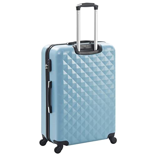 CHARMMA Hardcase Trolley Set 3 pcs Blue ABS,Suitcases-918894