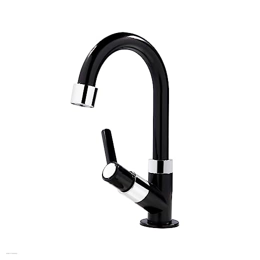 Bruno Acabamentos Torneira para Banheiro Bancada 2094 Alavanca - PRETO