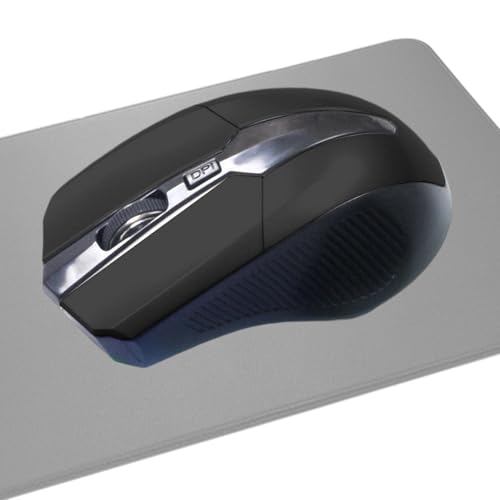 Zunishaone Ratón Inalámbrico 2.4G – Periférico de Computadora Portátil USB de 10.5x7x3cm, Dispositivo Óptico Sensible Portátil estudiar, Oficina en casa, Estudio, Sala de reuniones, Juegos,