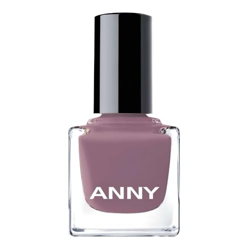 ANNY Nail Polish – Hochwertiger Farb-Nagellack mit langanhaltendem Glanz, splitterresistent und schnelltrocknend, Farbe: time to smile - Smoky Rosé - 15 ml