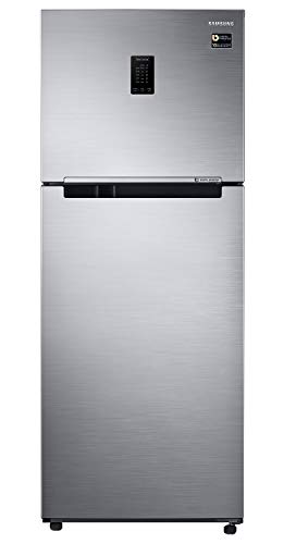 Samsung 386 L 2 Star Frost Free Double Door Refrigerator (RT39T5C38S9/TL, Refined Inox)