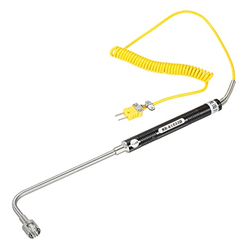 Sonde de température thermocouple type K surface acier inoxydable -58 à 500 °C 15x155x65mm