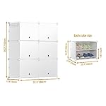 HOMIDEC Shoe Rack, 6 Tier Shoe Storage Cabinet 24 Pair Plastic Shoe Shelves Organizer for Closet Hallway Bedroom Entryway - Image 5