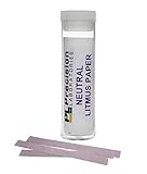 EISCO Neutral Litmus Test Strips, Vial/100 Testing Papers - for Acidity/Alkalinity Testing