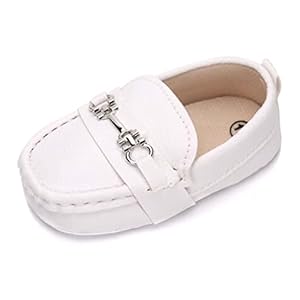 Infant Boys and Girls Oxford Shoes PU Leather Loafers Dress Shoes are Suitable for Crawling, Wedding Dress, Birthday Parties and Any Occasion