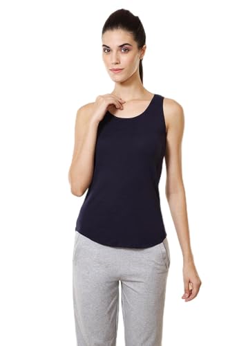 Image of Van Heusen Women's 100% Cotton Tank Top | Super Combed Cotton | Breathable Fabric | Anti-Bacterial Tech | Color Fresh Technology | Keeps You Fresh | Sweat Absorbent | Everyday Comfort | Style 11201 | Available in Pack of 1 & 2
