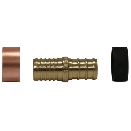 10 Pieces XFITTING 1/2 In Pex x 1/2 In PB (polybutylene) Slicing coupling with ring, Repair Kit