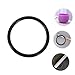 Yardwe 6pcs Rubber Bowl Mat Gasket for Singing Bowl Replacement Ring Non-slip Design for Crystals