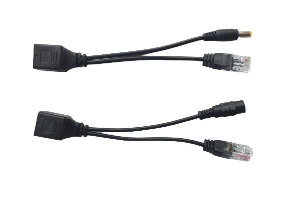 Replacement For Compatible With Power over Ethernet Passive PoE Adapter Injector Splitter Kit 5v 12v 24v 48v miniatura 1