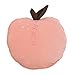 Cyprinus Carpio Fruit Soft Plush Pillow Decorative Plush Funny Fruit Stuffed Cushions Living Room (Peach)