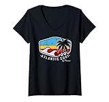 Photo Gallery donna atlantik surf ocean sunset palme surfer cavaliere d onda maglietta con collo a v Photo Gallery donna atlantik surf ocean sunset palme surfer cavaliere d onda maglietta con collo a v