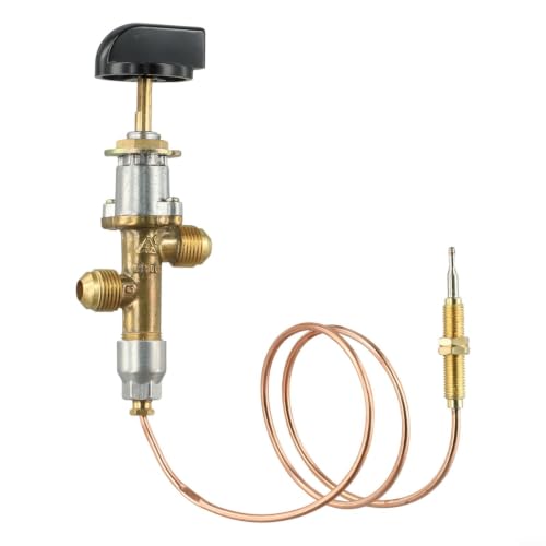 Válvula de control de llama de propano con termopar de 60 cm y rosca M8 de 1/2 4
