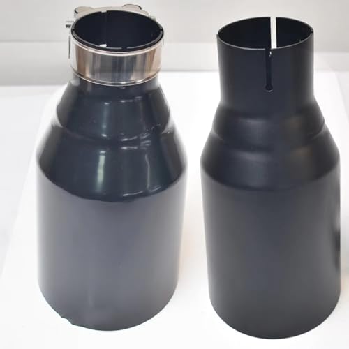 Punta de escape para coche de acero inoxidable con corte de barra protector 6
