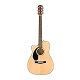 Fender CC-60SCE Concert Cutaway Acoustic Guitar, with 2-Year Warranty, Natural,...