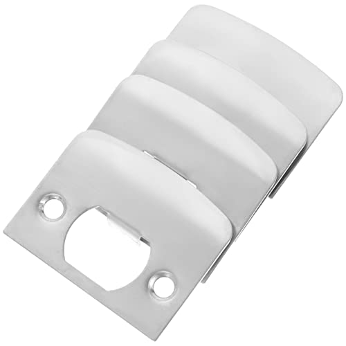 VILLCASE 4 Piezas Bloque De Levas Placa De Golpe Kit De Jamba De Puerta Cerraderos De Puertas Placa De Manija De Puerta Placa De De Orificio Grande Tu Bloqueo Del Tablero Alargar