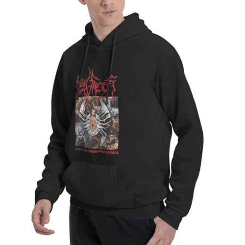 Dying Music Fetus Men's Hoodie Pullover Tops Sweatshirt Long Sleeve Graphic With Pocket3