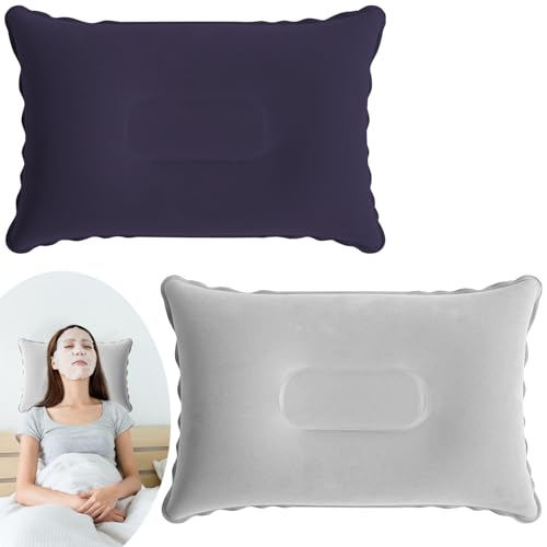 La Mejor Lista de Camas y almohadas hinchables y accesorios al mejor precio. 42 VLYX 2 Almohadas hinchables, dureza Ajustable, Almohada Ultraligera y compacta para Camping, Viajes, avión, Coche, Cama, Oficina, Playa, Tomar el Sol y Pescar - 22 x 34 cm (Gris y...