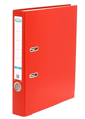Elba Ordner A4 smart Pro 5 cm schmal Kunststoff außen rot