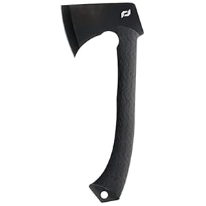 Schrade Delta Class Recoil Axe 13in with 3in 3Cr13 Steel Blade and G10 Handle for Outdoor Survival, Camping, and Bushcraft