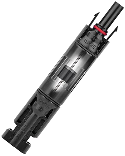 BAITHNA 30 A PV-Solarmodul-Stecker, männlich/weiblich, integrierte Diode, Solardrahtverbinder, wasserdicht, Anti-Rückfluss (10 Stück)