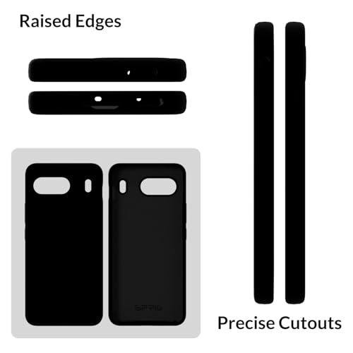 Image of SPRIG Compatible with OnePlus Nord 4 Premium SilkTone Back Cover Drop Tested Shock Proof Mobile Case for Men, Women, Boys and Girls with Camera Protection (Black)