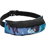 JES-BASARO (ジェスバサロ) 自動膨張式 ライフジャケット 救命胴衣 自動/手動双方対応モデル 2Wayモデル 釣り メンズ レディース 大人用 子供 腰巻き 腰 ベルトタイプ 日本国内メーカー B-Life-Jac-LC-MN/AT 日本語取り扱い説明書 国際安全基準CNAS認証品ボンベ搭載 (ブルー迷彩)