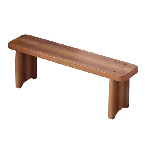 Panchina da giardino in legno per esterni, senza schienale, portico anteriore, patio, ingresso, supporto per fiori per tutte le stagioni, 150 x 20 x 25 cm