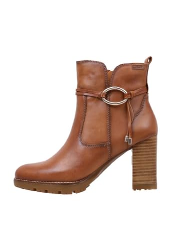 Pikolinos Botines de tacón en Cuero Connelly para Mujer Color Brandy