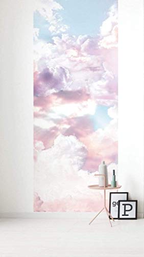 Komar Vlies Fototapete - Clouds Panel - Größe 100 x 250 cm (Breite x Höhe) - Wand Tapete Wohnzimmer Schlafzimmer Büro Flur Dekoration Wandbild - P6027A-VD1