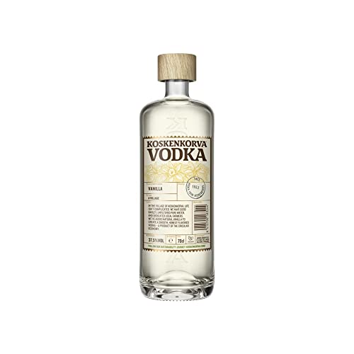Koskenkorva Vodka Vanilla 0.7L (37,5% Vol.) | Mit Vanille aromatisierter Wodka – so sanft wie ein finnischer Mittsommerabend. | Hergestellt in Finnland