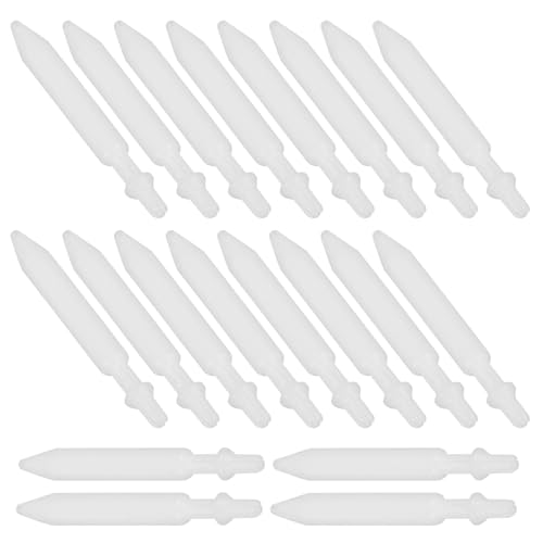 DIYEAH 20 Piezas Punta De La Pluma De Pintura Enchufe Linternas Personalizadas Enchufe De Repuesto Enchufe De Moneda Foco De Clip Fijo Bombilla Tejida Bombilla De Ratán Nylon