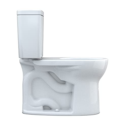 Toto CST775CEFRG#01 Drake Two-Piece Round 1.28 Gpf Universal Height Tornado Flush Toilet thumb #7