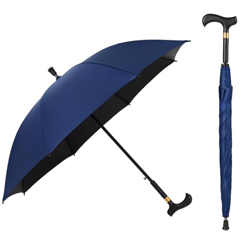 Canne de Marche Parapluie bâtons de Marche béquille Parapluie Cadeau pour père mère Grand-père Grand-mère
