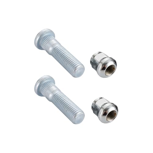 4PCS M12x1.5 Wheel Studs and Lug Nuts Set, Compatible with