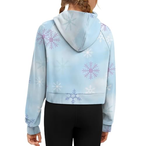 Hoodies for Girls Half Zipper Pullover Sweatshirts for Kids Cute Graphic Clothes Falll Outfits with Pockets 5-143