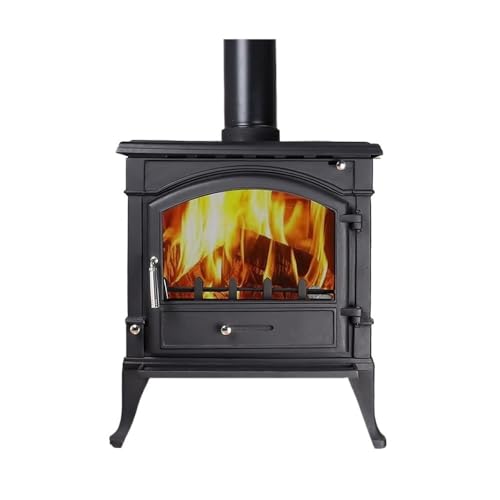 ZJFHEYUO Estufa de leña Chimenea de Fuego Real Estufa de leña para calefacción doméstica Sala de Estar de Villa Calefacción de Invierno Casa de Familia Estufa de leña Estufa de le