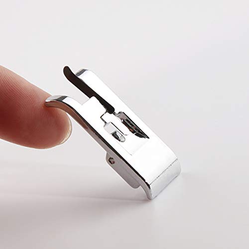2 piezas pie prensatelas Overcast para máquina de coser miniatura 4