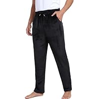 Yukiuiny Pantalón Largo Terciopelo Hombre Pijamas Polar Suaves