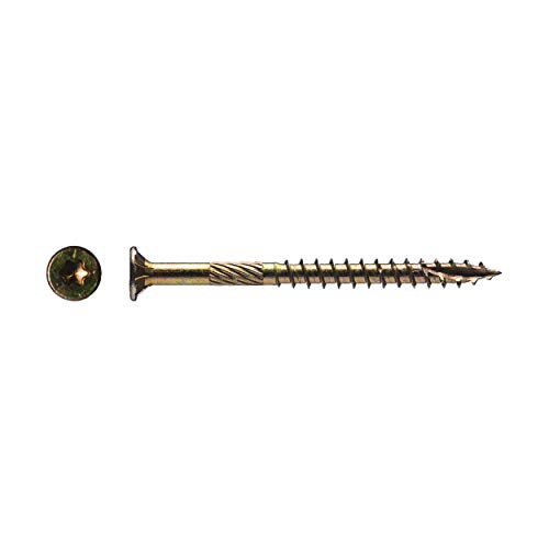 Big Timber 5YTX103#10 by 3-inch T-25-drive bit Gold Star Flat Head Interior Screws,(315 per Box)