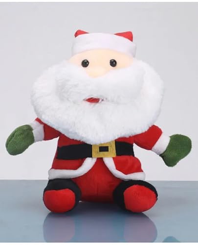 Image of Niku Santa Claus Soft Toy for Girls Kids Boys | Teddy Bear Christmas Gift and Decoration Item | 20 cm, Red