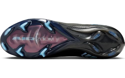 Nike Mercurial Vapor 16 Elite Firm-Ground Low-Top Soccer Cleats (Black/Ice Blue)4