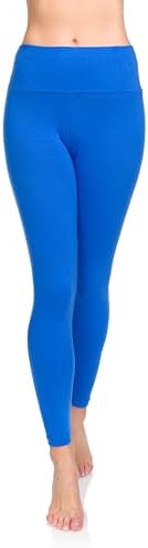 SOFTSAIL Damskie bawełniane legginsy z wysokim stanem, wysoka talia, kontrola brzucha, do uprawiania sportu, na siłownię, do jogi, na fitness, elastyczne spodnie LWP