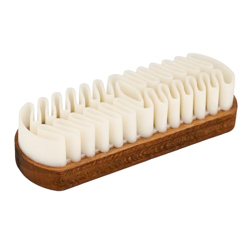 biped Cepillo para Cuero de Nubuc y Cuero Gamuza – Cepillo de Madera Crepe – Classic Edition z2445
