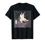 Funny Smoking Cat Meme T-Shirt