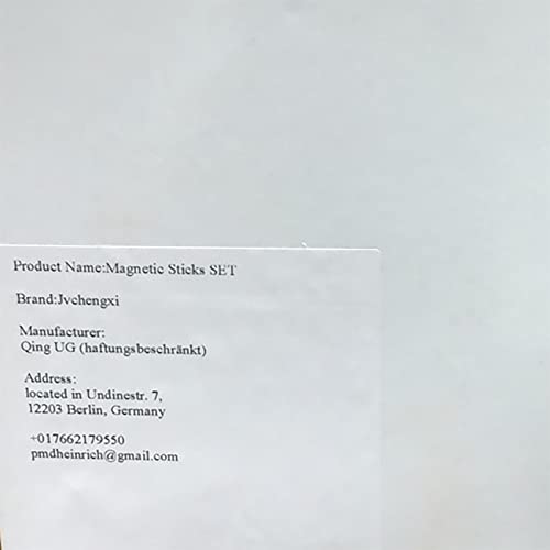 Jvchengxi 144 Pezzi Bastoncini Magnetici