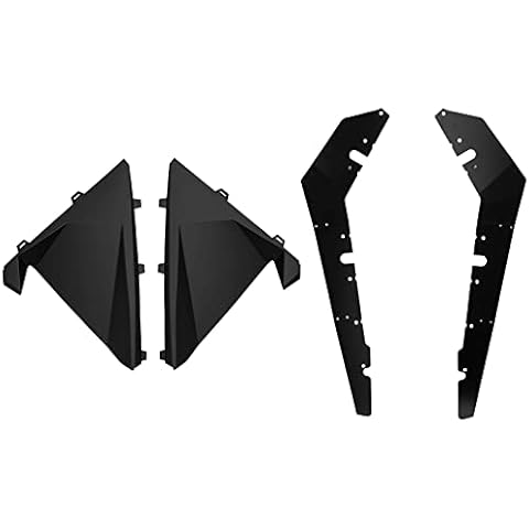 A & UTV PRO Lower Door Panel with Insert Kit for 2020 2021 2022 2023 2024 Polaris RZR PRO XP Accessories, Door Valance Trim, Closeoff Inserts Panels, Replace OEM # 2883765, 2 Seater, 4PCS Cover
