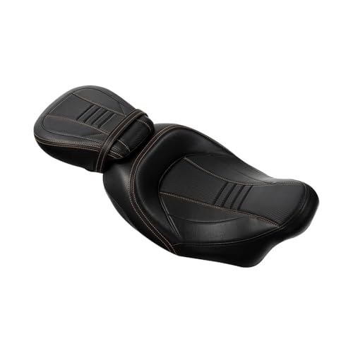Siège moto Touring Road Glide selle basse pour les longs trajets et voyages à deux